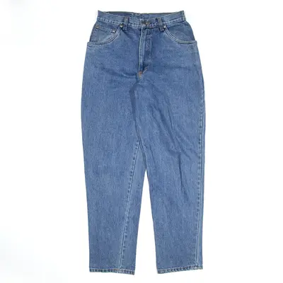 STRAPPO Jeans Blue Denim Regular Mom Womens W26 L30