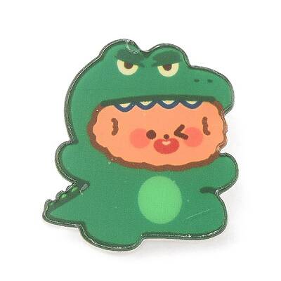 Cartoon Style Acrylic Brooches