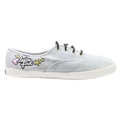 KEDS Low Top Trainers Blue Canvas Womens UK 6