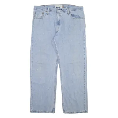 LEVI'S 505 Jeans Mens Blue Regular Straight W38 L30