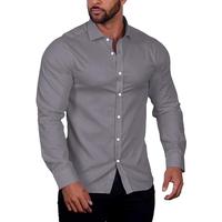 COOFANDY Men's Muscle Fit  Shirt Wrinkle Free Long Sleeve Button Down Shirt - For Business/Work Casual Classic Cotton Fabric ...