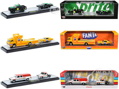 Auto Haulers Soda Set of 3 pieces Release 37 Limited Edition to 6000 pieces Worldwide 1/64 Diecast Models by M2 Machines