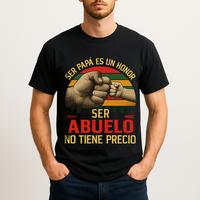 Spanish Grandpa Graphic Tee T-Shirt – Ser Papá Es Un Honor Ser Abuelo No Tiene Precio Tee | Vintage TikTok Gift Shirt for ...