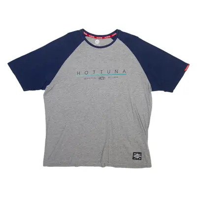 HOT TUNA Mens T-Shirt Grey XL