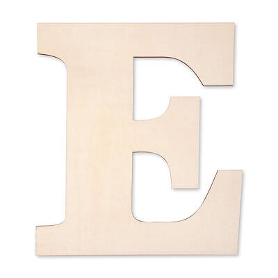 Letter Unfinished Wood Blank Cutouts