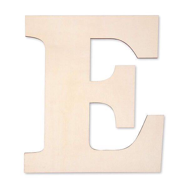 Letter Unfinished Wood Blank Cutouts