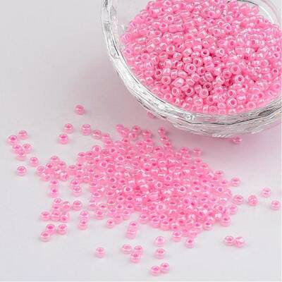 12/0 Ceylon Round Glass Seed Beads