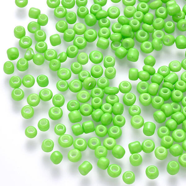 8/0 Baking Paint Glass Round Seed Beads
