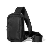 Mini Crossbody Sling Bag Chest Bag Dual Pocket Water Resistant Fanny Pack Running Phone Holder for Men Women Workout