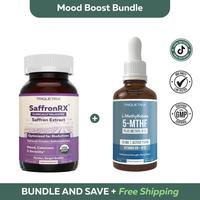 Mood Boost Bundle by Triquetra Health | Organic Saffron Extract & L-Methylfolate 15mg | 5-MTHF Form, Supports Mood, Methylati...