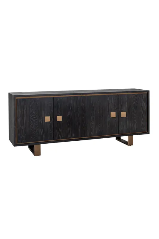 Black Oak Gold Accent Sideboard | OROA Hunter