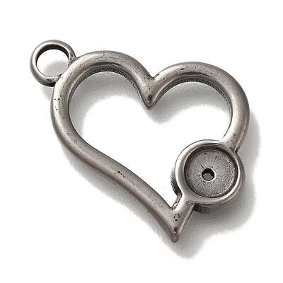 304 Stainless Steel Pendant Rhinestone Settings