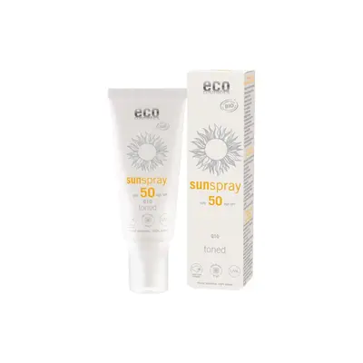 Eco cosmetics Tinted sun spray SPF 50 with Q10 100 ml