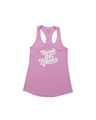 Don't Be Trashy Women's Racerback Tank | Lilac | Size: XL