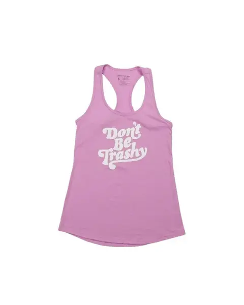 Don't Be Trashy Women's Racerback Tank | Lilac | Size: XL