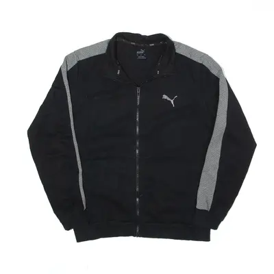PUMA Track Jacket Black Mens M