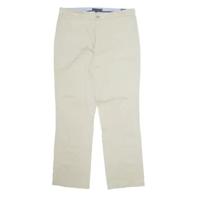 TOMMY HILFIGER Golf Mens Trousers Beige Regular Straight W38 L32