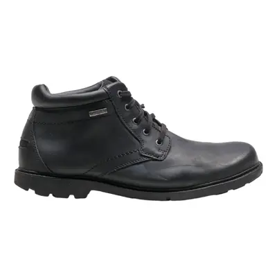 ROCKPORT Lace-Up Boots Black Leather Mens UK 13