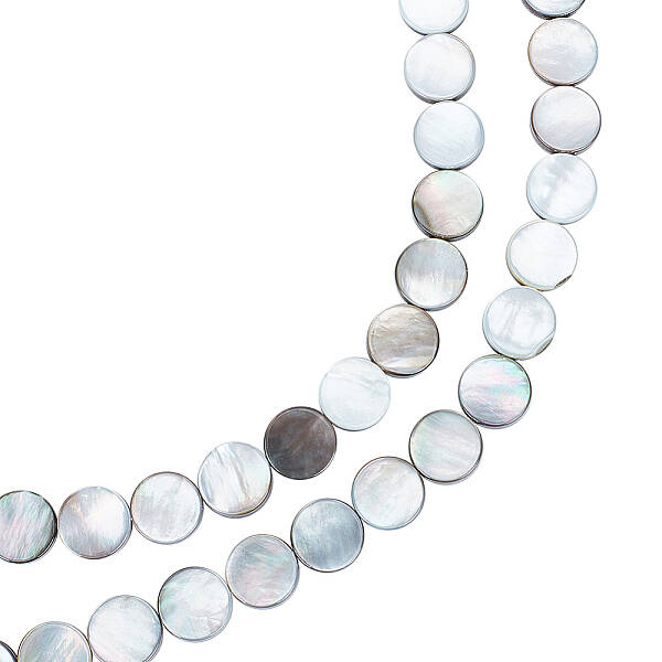 Natural Black Lip Shell Beads Strands
