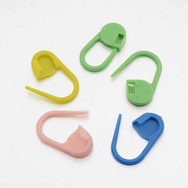 Plastic Knitting Crochet Locking Stitch Markers Holder