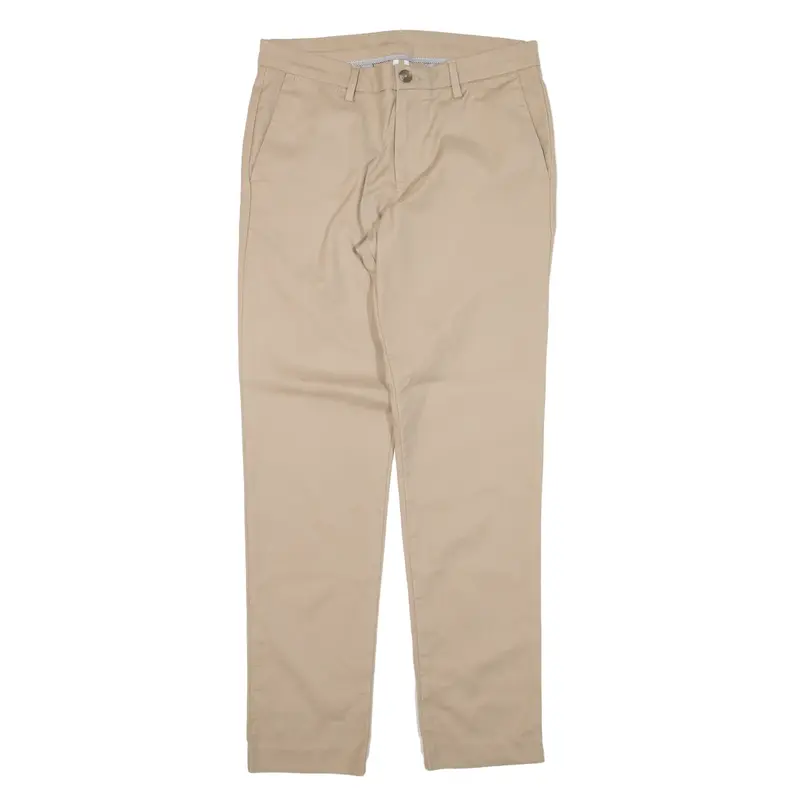 CALVIN KLEIN Trousers Beige Slim Tapered Womens W30 L30