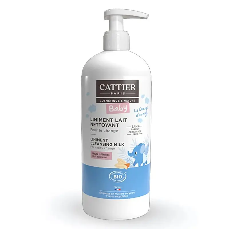 Cattier Bebe Liniment Organic Cleansing Milk 500ML