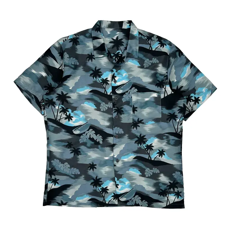 Unbranded Hawaiian Shirt - XL Multicoloured Polyester