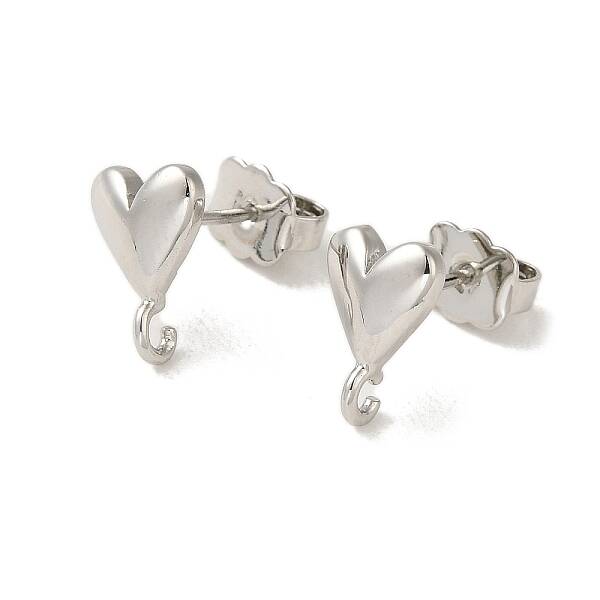 Rack Plating Brass Studs Earrings Findings