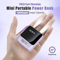 10000mAh Mini Cute 5V2A Fast Charging Multifunctional Power Bank, Large Capacity Rechargeable Portable Mobile Phone Charger, ...