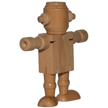 150 Customized Mini Wood Robot - Handmade & Gugar Wood