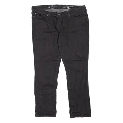 LEVI'S Slight Curve Womens Jeans Black Slim Skinny W34 L34
