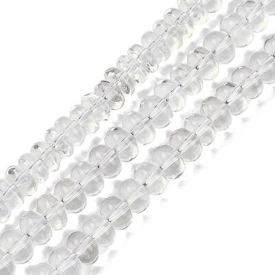 Natural Quartz Crystal Beads Strands