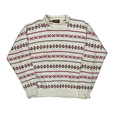 C.J. Cotton Company Jumper - XL Cream Cotton