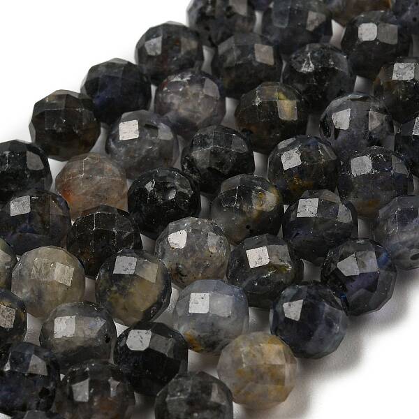 Natural Iolite Beads Strands