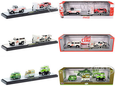 Auto Haulers Soda Set of 3 pieces Release 39 Limited Edition to 8000 pieces Worldwide 1/64 Diecast Models by M2 Machines