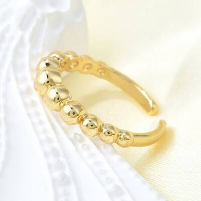 Brass Open Cuff Rings for Women