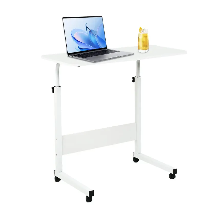 Mobile Standing Desk, Laptop Desk Height Adjustable, Rolling Standing Laptop Desk with Wheels, Ergonomic Sit-Stand Workstatio...