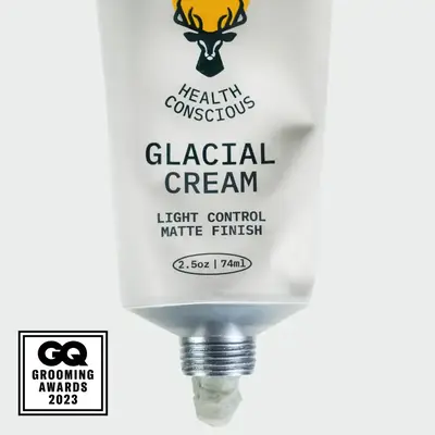 Glacial Hair Styling Cream - Natural, Low Hold, Matte Finish, Science-Backed | Deeply Smooths, De-Frizzes, Conditions, Textur...