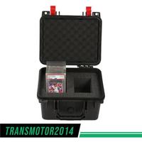 Graded Card Case Storage Box Travel Cards Waterproof Sports Trading Cards Slab-Red&Black