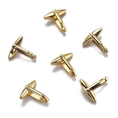 Man's 304 Stainless Steel Cufflinks Findings