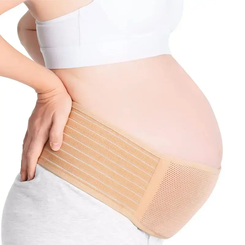Maternity Belt, Pregnancy Belly Band Abdominal Binder, Three-dimensional Breathable Net, 360 Ergonomic Support Back Brace, So...