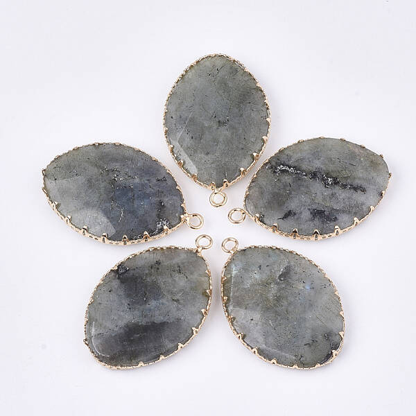 Natural Labradorite Pendants