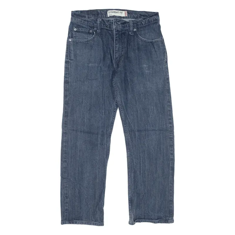 LEVI'S 505 Jeans Blue Denim Regular Straight Mens W30 L25