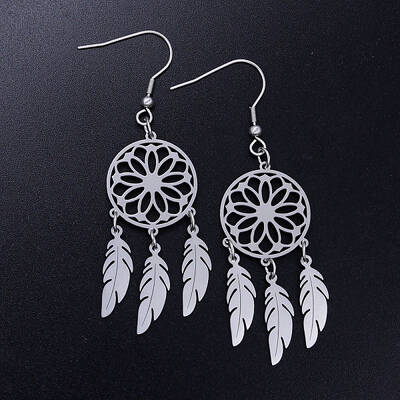 Tarnish Resistant 201 Stainless Steel Chandelier Earrings