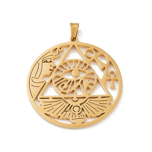 304 Stainless Steel Hollow Pendants