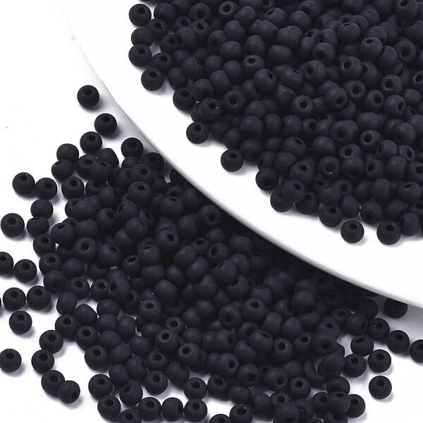 Frosted Colours Glass Beads