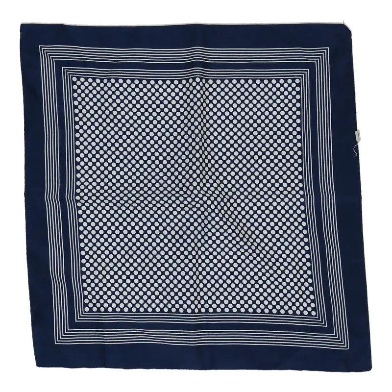 Unbranded Polka Dot Scarf - No Size Navy Polyester