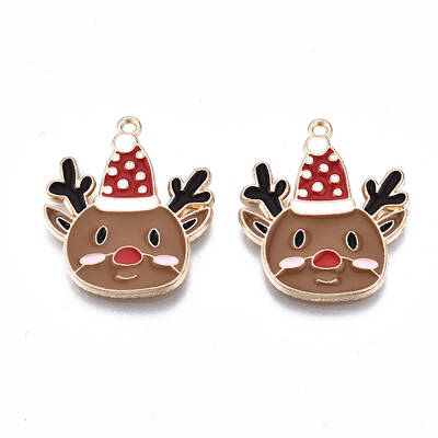 Eco-Friendly Alloy Enamel Pendants