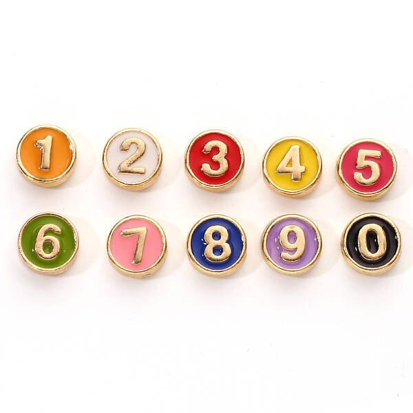 Alloy Enamel Beads