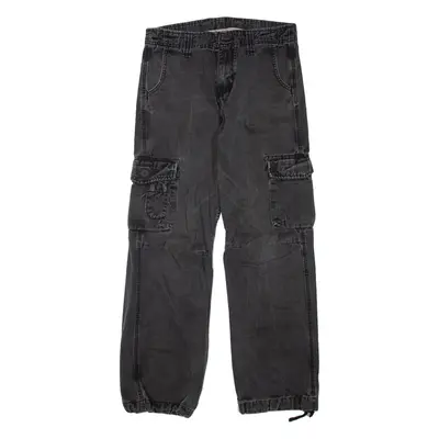 CARHARTT Cargo Womens Trousers Grey Regular Straight W28 L30